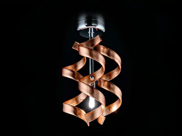 ASTRO - Crystal ceiling lamp by Metal Lux - view 2